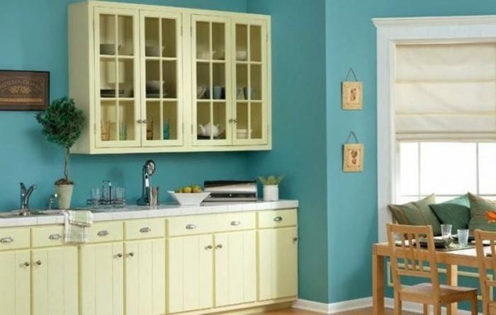 örnek-resim-mavi-mutfak-mobilya-beyaz-mutfak-mola-çok güzel-karşılama-yemek-alanı