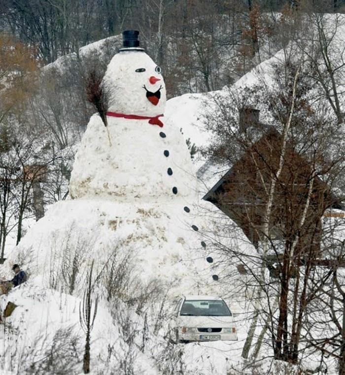 make-snowman-real-snowman