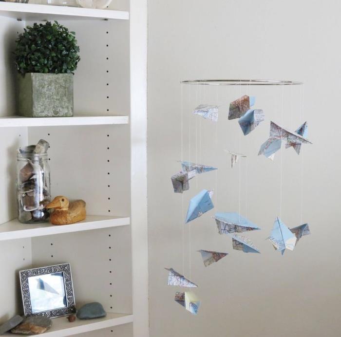 kaip pasidaryti popierinius lėktuvus, originali idėja sukurti „pasidaryk pats“ mobilųjį telefoną su origami lėktuvais kelių žemėlapyje