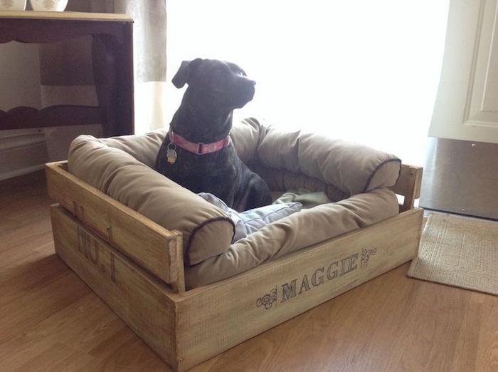 Labrador uyku köpekleri evi için DIY palet köpek kulübesi