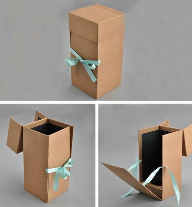 pasidaryti kartoninę dėžutę-idėją-stačiakampę dovanų dėžutę-nesunkiai pasidaryk pats