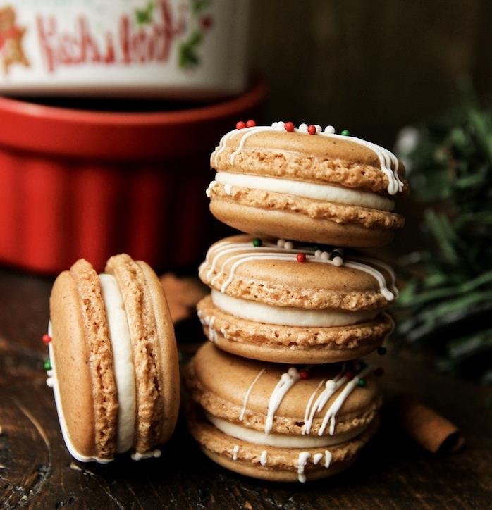 kremalı zencefilli makaron tarifi fikri, zencefilli orijinal Noel tatlısı, Noel ikramı