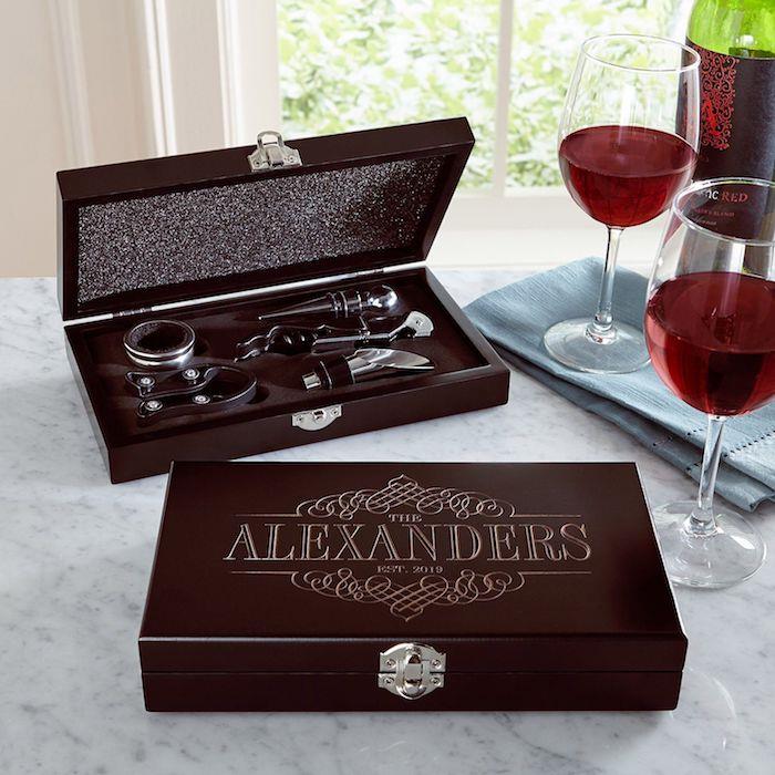 Dovanų dėžutė vyno mėgėjams, personalizuota romantiška dovana, dovanos idėja kiekvienai progai