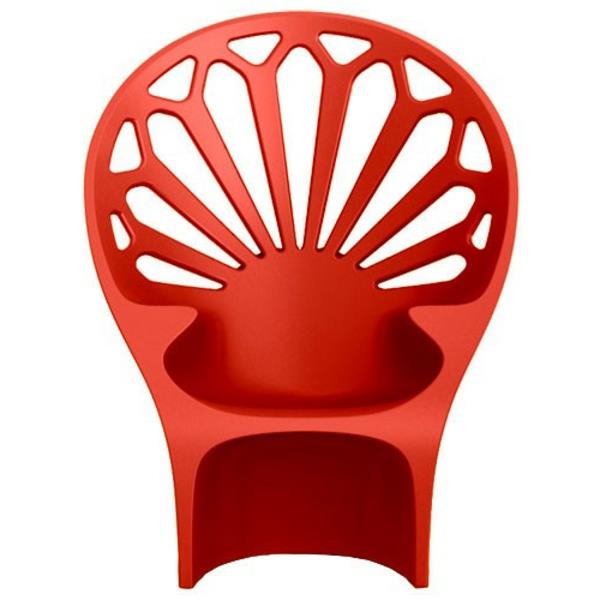 raudonas dizainas-fotelis-perlas-atlošas