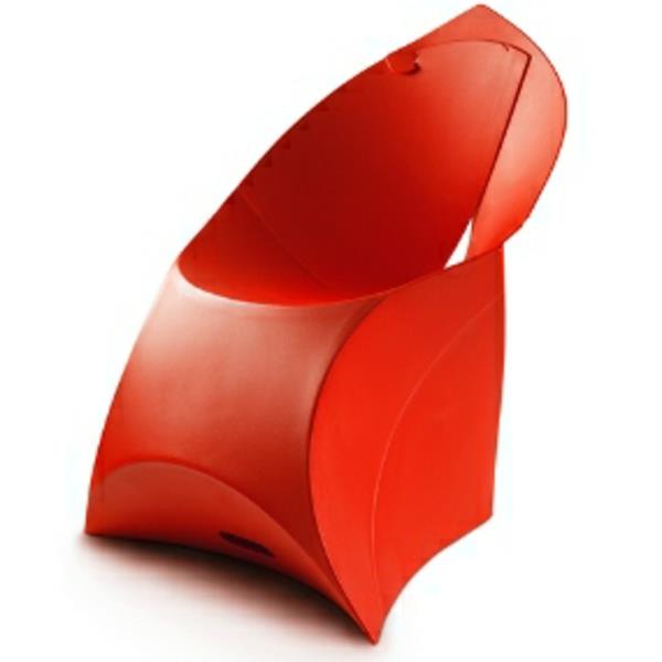 fotelis-dizainas-raudonas-futuristinis-plastikas