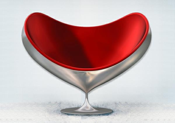 modernus-raudonas dizainas-fotelis-amour-santantonio
