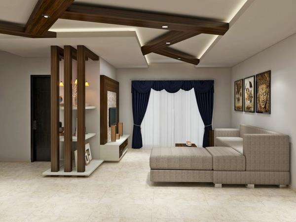 minimalistično-notranjost-spuščen strop
