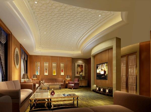 edinstven-super-luksuzen-notranjost-spuščen-spuščen strop