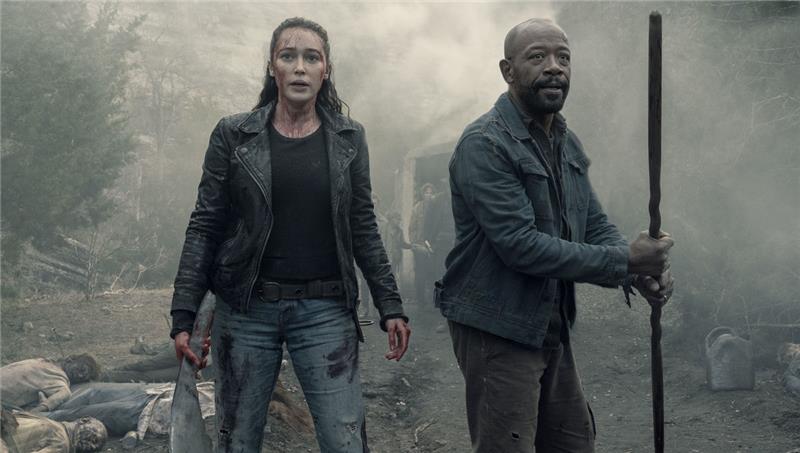 pirmojo „The Walking Dead“ filmo „Fear The Walking Dead“ įvaizdis, po kurio AMC pasirodys nauja serija nuo 2020 m.