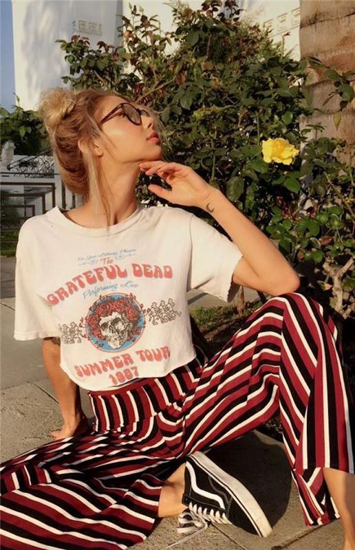 Hipsterska dekliška oblačila vintage 90 -ih letnikov