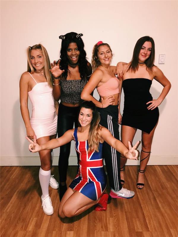 Spice Girls grubu kıyafeti, 90'lar modasında nasıl giyinmeli, 90'lardan ilham alan 5 arkadaş için Spice Girls kostümü