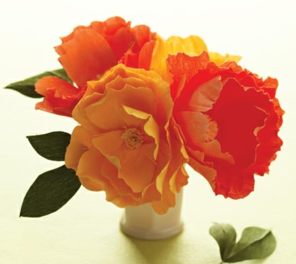 tri vrtnice-krepon-papir-cvet
