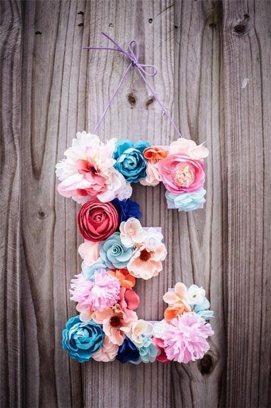 gėlių-sienų apdaila-gėlėse-raidžių-gėlių-dekoracijų-spalvų apdaila