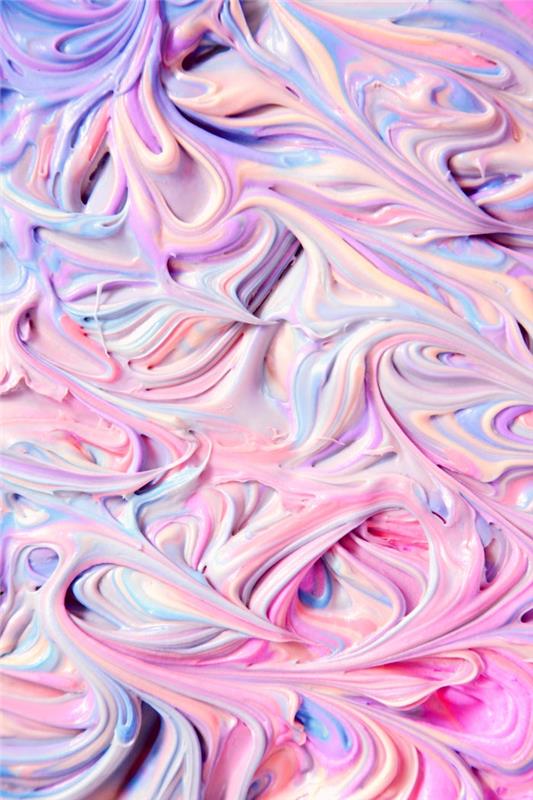 pastelinės spalvos fonas ledas spalvingas vaivorykštės pavyzdys estetinis vaizdas vienaragis įkvėpimas