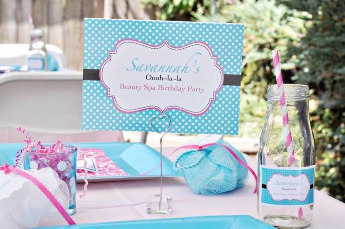 čudovita-dekoracija-rojstnodnevna miza-najboljše-ideje-roza-modra