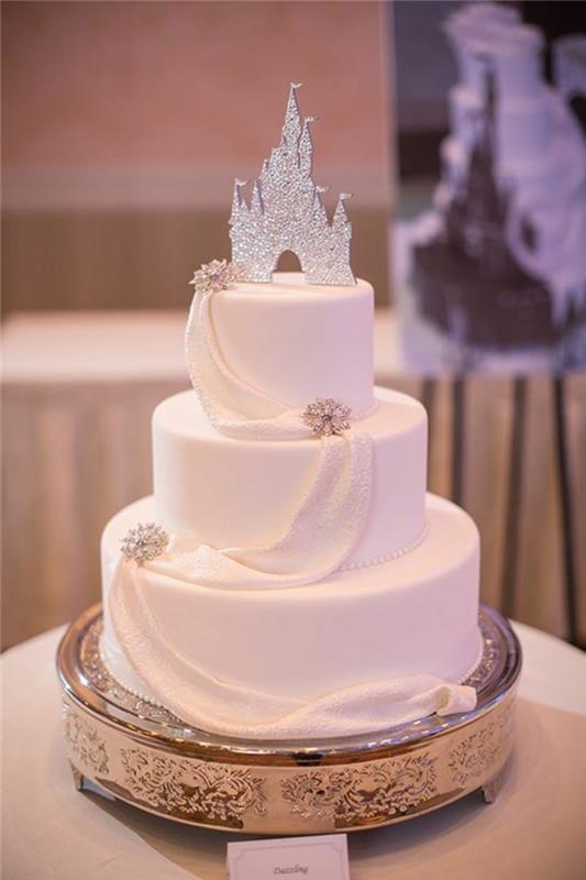 Lengvas princesės pyragas mergina chateau mold chateau princesė castel disney vestuvių tortas