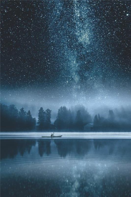 harika-parlak-fikir-fotoğraf-göl-yıldızları