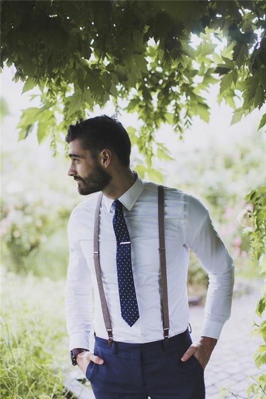 siaubinga vestuvių aprangos elegantiško vyro kostiumo-pelėdos idėja