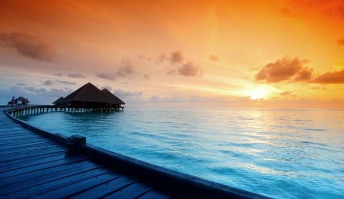 čudovit-medeni mesec-maldivi-izlet-maldivi-sončni zahod