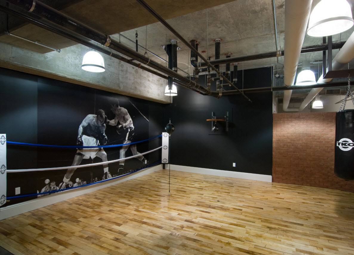 Decoração de quadra de esportes