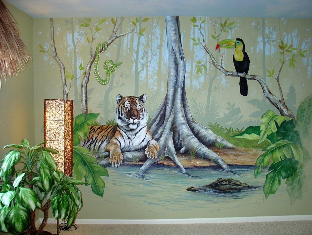 Selva na parede