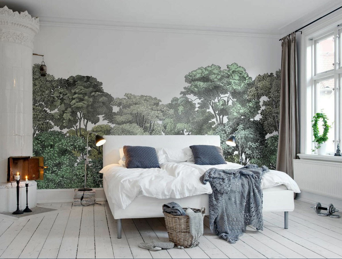 Estampa luxuosa para o quarto