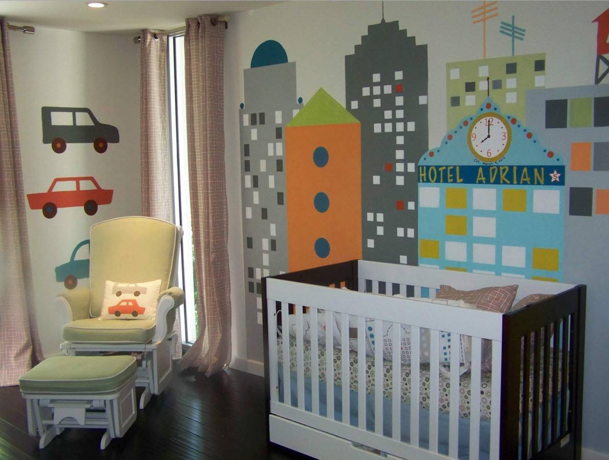 Decoração de parede brilhante