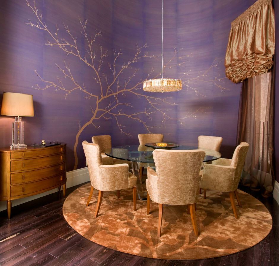 O design original da sala de jantar