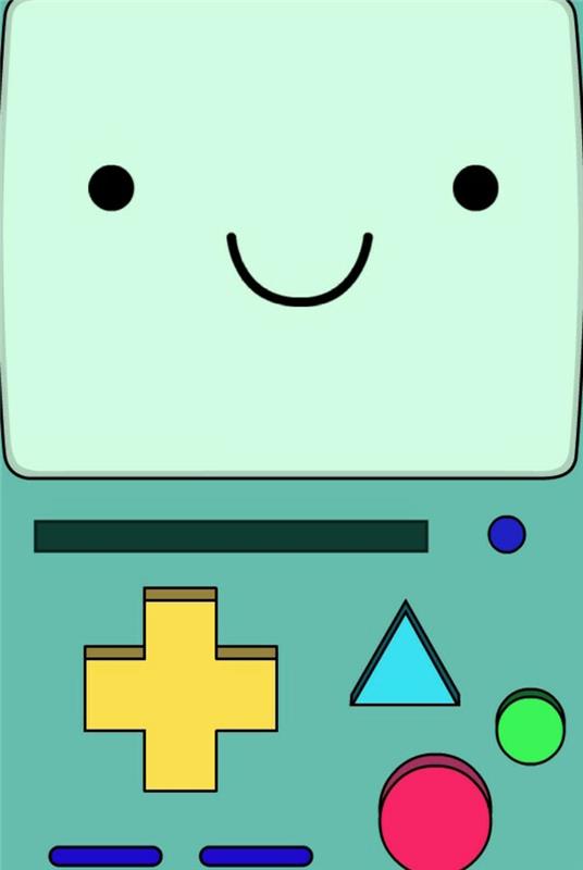 gameboy çizimi, sevimli iphone arka planları, renkli kontrolörler, gülen yüz