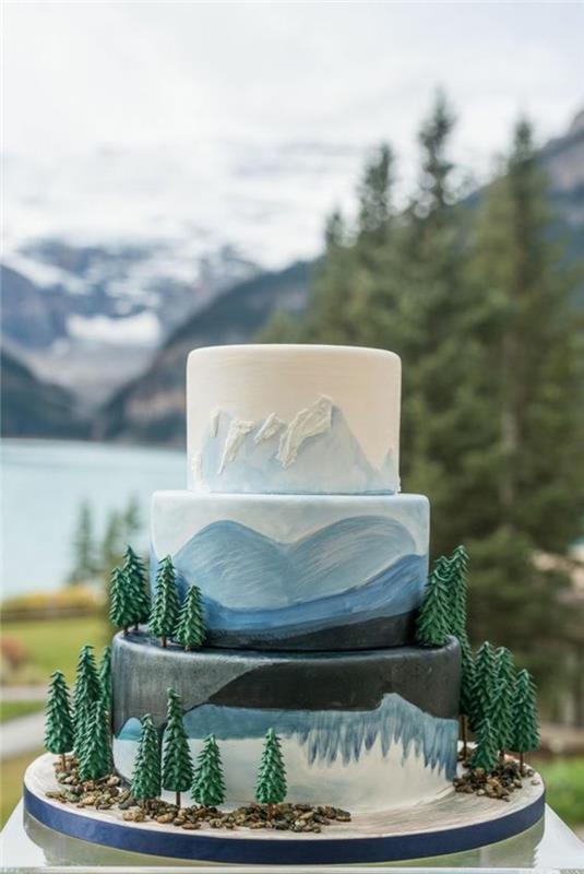 Izvirne torte za rojstni dan gozdna kul ideja