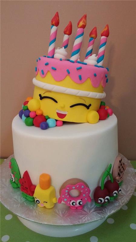 Kız ve erkek çocuklar için doğum günü pastaları, kawaii doğum günü pastaları, komik doğum günü fikirleri