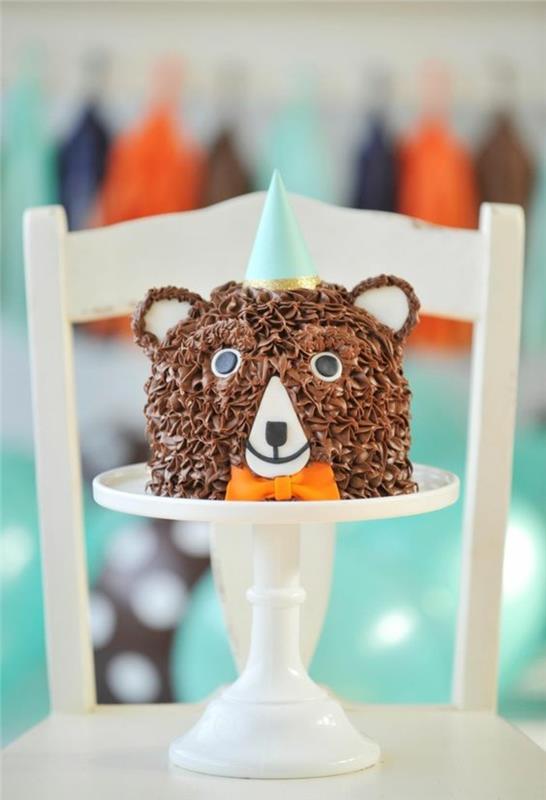 personaliziran-otrok-rojstni dan-torta-original-ideja-medvedek