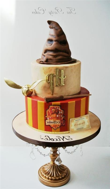 orijinal-hogwarts-harry-potter-doğum günü pastası