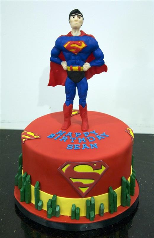 superman-rojstnodnevna torta