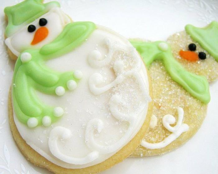 Kalėdų pyragaičių-sniego senelio formos kalėdinio sausainio receptas