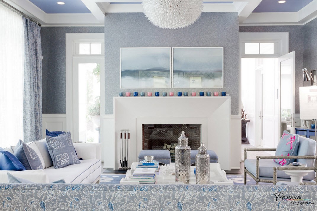 Interior con suave frescor