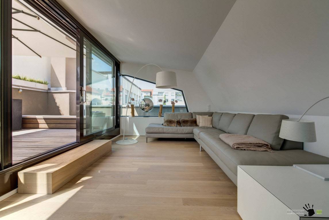 Kampinė sofa svetainei
