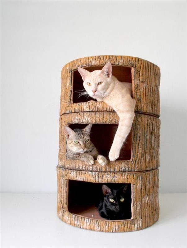 büyük-kedi-ağacı-üç-kulübesi-kedi-için-in-sahte-ağaç-gövdesi