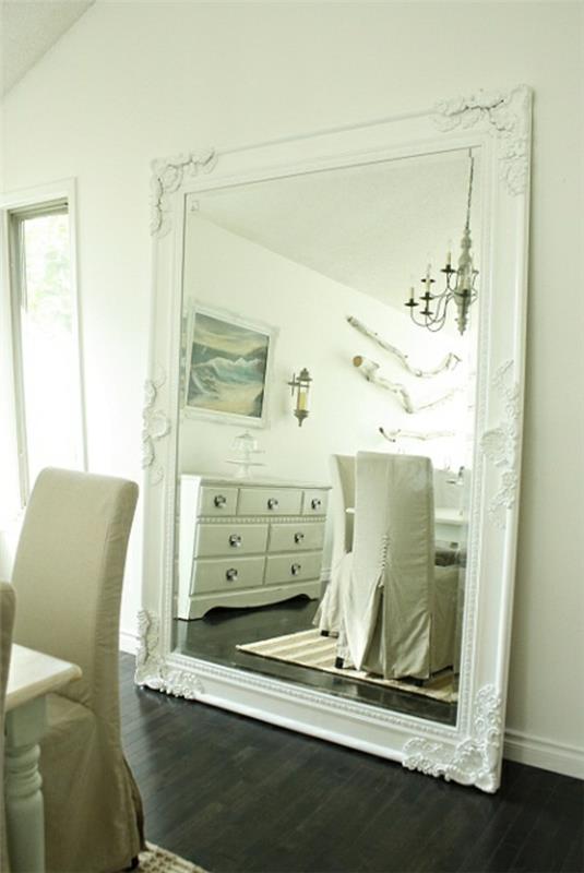 didelė siena-veidrodis-buržua-balta