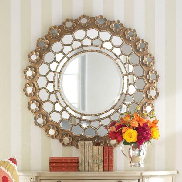 didelės sienos veidrodis-pagamintas iš mažo veidrodžio