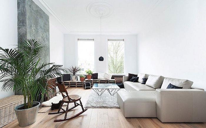 deco ideja skandinavsko vzdušje švedski navdih minimalističen slog dnevne sobe