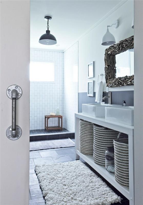didelis vonios kambarys-kilimas-ikea-graži-idėja-durų kilimėlis-gauruotas