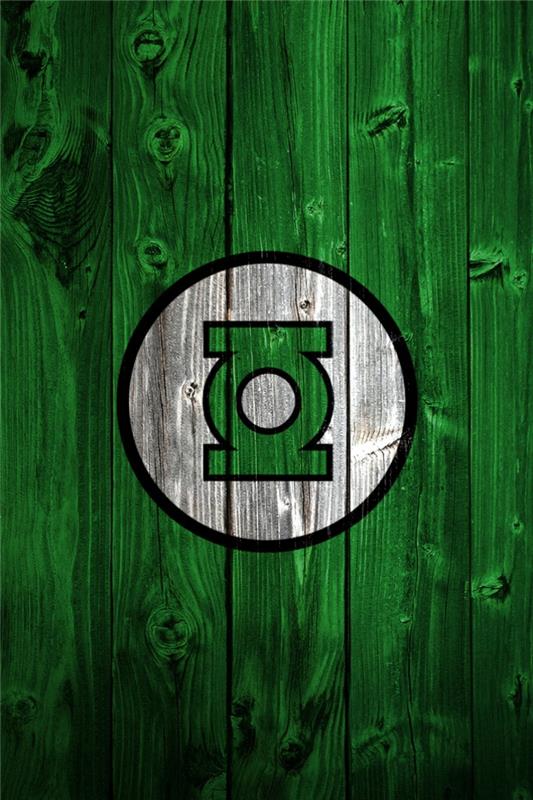 yeşil fener sembolü, yeşil arka plan, pembe iphone duvar kağıdı