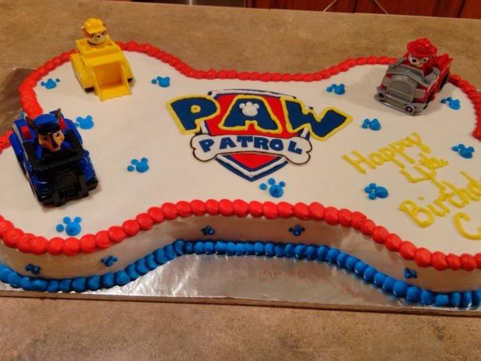 paw patrol torta, logotip paw patrol, torta za rojstni dan fanta, torta za otroške kosti