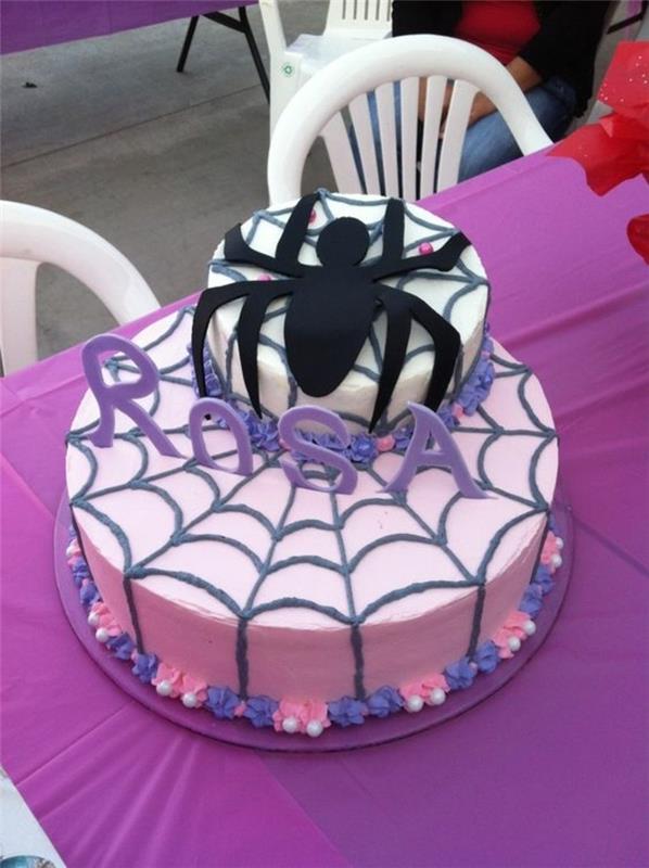 spiderman-rojstni dan-cake-girl-pink-cake