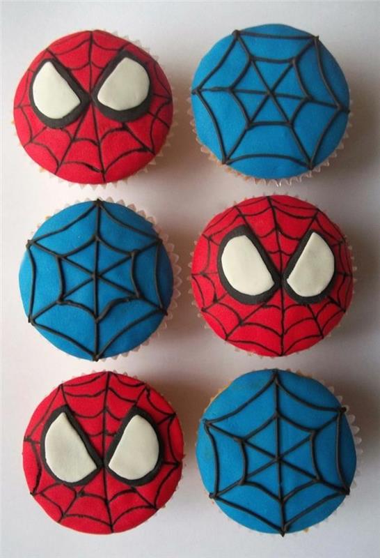 spiderman-cake-cupcakes-spiderman-barve-rdeče-modra-torta