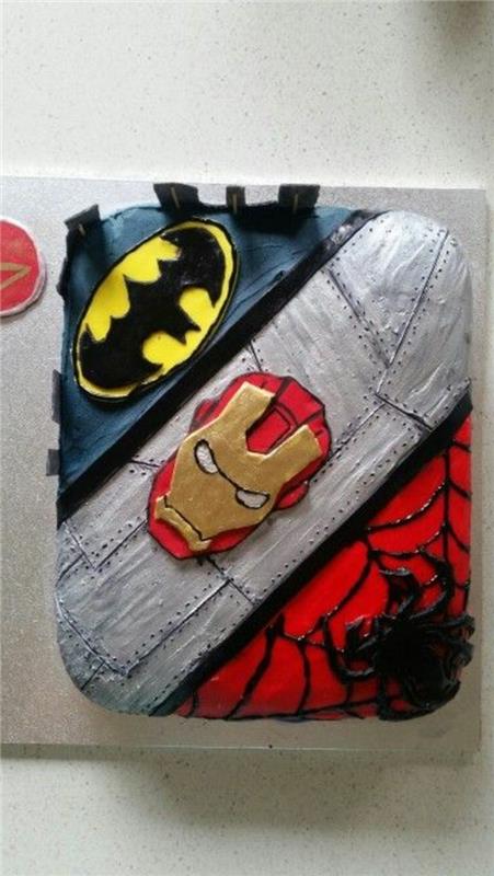 spiderman-original-rojstni dan-torta-s-super-junaki
