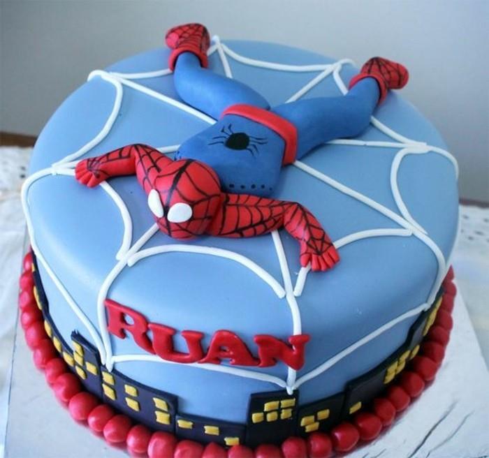 spiderman-cake-blue-sugar-cake-super-hero-cake