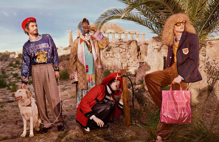 „Gucci“ kolekcija prieš rudenį sujungia Kalifornijos įtaką iš Venecijos paplūdimio ir archeologinį pasaulį