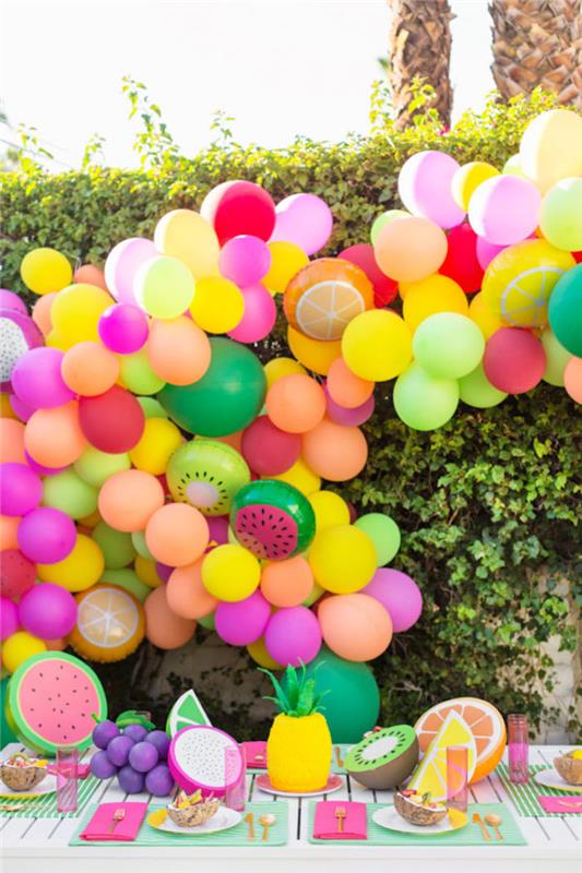 Rojstnodnevna dekoracija, ki jo naredite sami DIY ideja hiša kul ideja diy korak za korakom vadnica pisani baloni